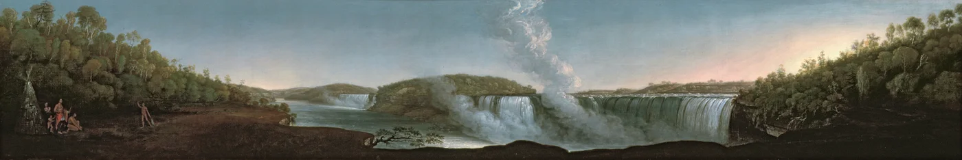 Die Niagarafälle von unterhalb des Table Rock, 1808